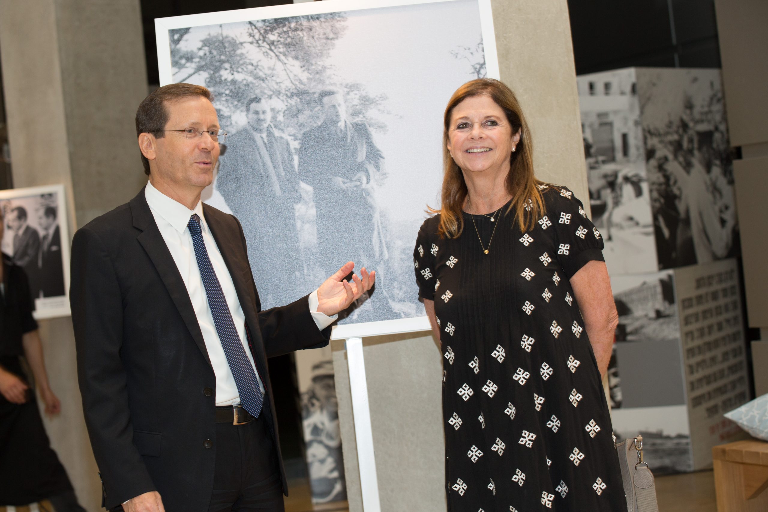 Photos from event marking 20 years to the passing of Chaim Herzog at the Yitzhak Rabin Center, 2017