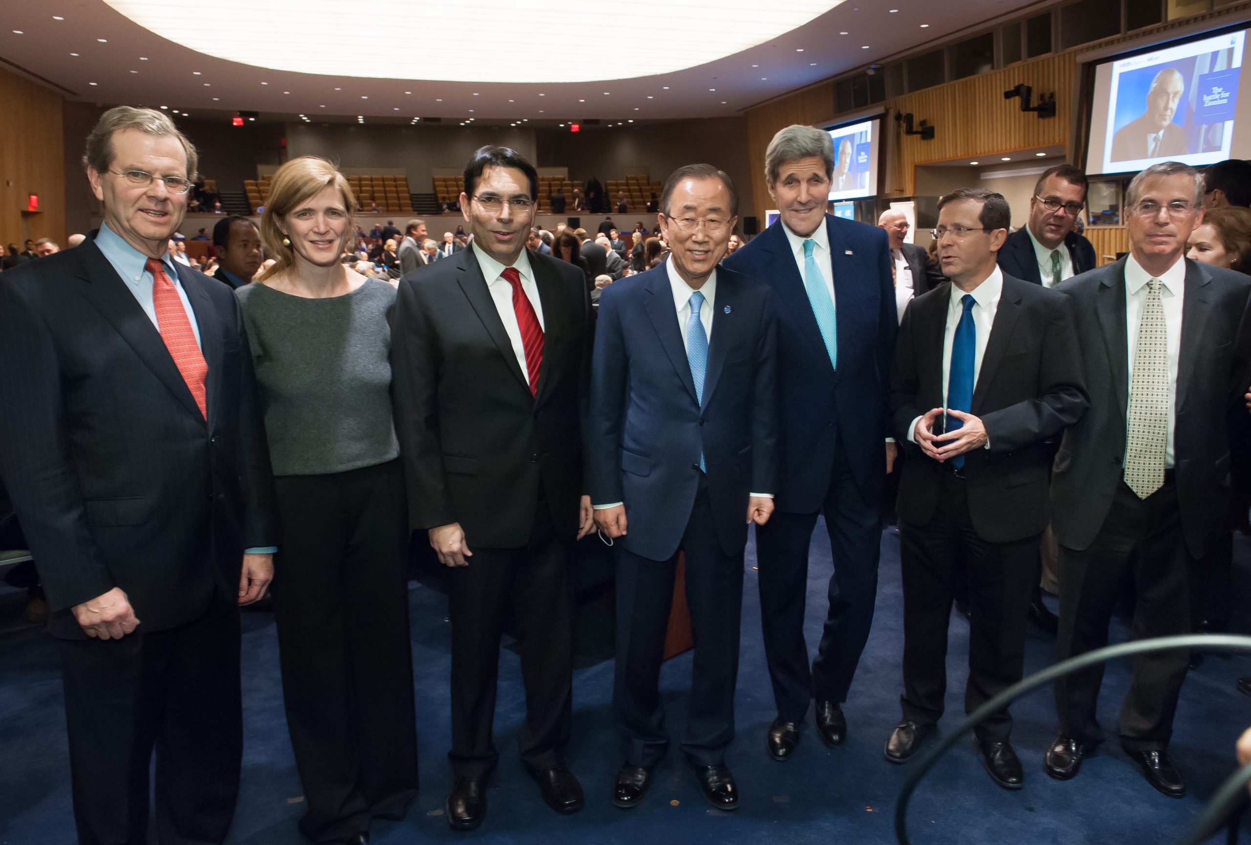 Photos from Chaim Herzog’s memorial event at the UN building, NY, 2015